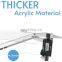 Acrylic Bathroom Corner Shelf, Wall Mount Acrylic Shower Shelf, Kitchen Storage Corner Shelves for 90 Angel Right Angle Corner