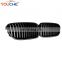 ABS gloss black 1-slat front kidney grille mesh hood for BMW 5 series F10 F11 M5 2010-2016