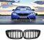 F22 Grille Carbon Fiber Front Kidney Grill Mesh Hood  for BMW 2 Series F22 F23 F87 M2 Gloss Black