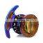 New Universal Titanium Blue Car Steering Wheel Quick Release Hub Kit Pop-up Steering System