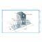 Galvanized Steel Channel post base channel accessories Base plate Seismic stents