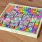 170 jigsaw puzzle cubes with letters72 beads in different shapes colourful strings puzzle game available letters in puzzle box