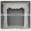 China Marble fireplace,White Jade Marble, White Marble Fireplace