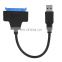 Hot Sale USB 3.0 To Sata Converter Adapter Cable With Led Light For 2.5 Inch SSD/HDD Hard Drive