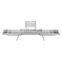 Design Wood Bamboo Silver Luxury Bathtub Caddy Bamboo Bath Tub Tray With Extending Sides Shower Organizer