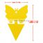 Yellow PP Board Shapes Sticky Gnat Garden Insect Glue Traps