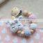 Handmade Crochet Unicorn rattle/teether and pacifier clip Set Baby Gift Doll Kid's Toy Vietnam Supplier Cheap Wholesale