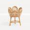 Unique Flower Shaped Rattan Plant Stand High Quality Wicker Flower Pot Holder Basket Cheap Wholesale