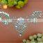 Bling Bling Clear Glass Stone Embroidery Sew on Rhinestone Patch