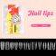 New nail tips Full and half stick Full matte Folded seamless transparent nail tips 13 styles, 504 pieces, 360 pieces