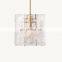 Hengzhi Luxury Modern Pendant Lamp Indoor Decor Clear Glass Hanging Light Home Chandelier LATTICE PENDANT