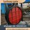 Manufacturer supplied sewage steel gate, stainless steel channel gate, stainless steel circular gate, soft seal gate