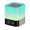 Wholesale Dimmable Multi-Color Changing Touch Sensor Bedside Lamp MP3 Player Wireless Night Lights Alarm Clock wireless Speaker