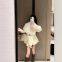 Gentle Jiangnan Beauty Fox Fur Collar Knitted Cardigan Sweater Fur Fur Coat Women Medium-length Style