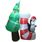 Xmas yard inflatable with Inflatable snow globe – Perfect for Xmas Decor