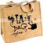75g non-woven shopping bag with silk screen beautiful picture