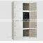 KD structure multi-functional 8 door clothing steel locker/locker cabinet