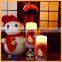 Christmas gift home decor wax battery operated candle led light