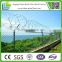 Hot dip galvanized cyclone wire fence with razor wire top