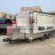 White biaxial food truckNEW 4M Enclosed Food Vending Mobile Kitchen Concession Catering Trailer