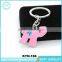 Yiwu Jewelry Market Fashion Cheap Animal Enamel Metal Keychain