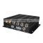 H.264 4 Channels double 64G SD card vehicle dvr with GPS 3G WIFI Option function