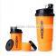 2015 Custom logo 700ml Wholesale Plastic joyShaker Protein Bottle FOOD grade