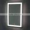 Custom Sizing Bathroom Vanity LED Lighted Mirror With LED Clock And Touch Sensor Switch                        
                                                Quality Choice