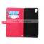 High Quality PU Leather Case for Sony Xperia X Flip Case with Card Slot KDS Sheep Grain Leather Wallet Cover MT-5812