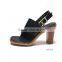 Gold sexy korean women thick heel sandals more than $1 dollar shoes                        
                                                                Most Popular