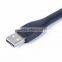 flexible 5pin micro v8 usb cable for android smartphone