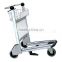 Stainless steel & aluminium material high quality airport luggage cart airport trolley made in China factory direct wholesale