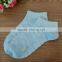 blank color pure cotton invisible ankle socks for girls and women