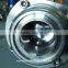 Sanitory butterfly valves with pneumatic actuator