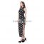 New Elegant Women's Spring Long Polka Dot Sleeveless Maxi Dresses