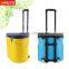 Outdoor Waterproof Cooler Box with Trolley