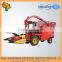 Double drum header straw silage Harvester cutter with chaff cutter blades