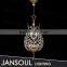 Jansoul new arrival american classical leaf crystal flower pendant chandelier oil bronze cucurbit pendant