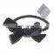 new arrival black hair bow plastic acrylic hair dryer ponytail holders hair accessory