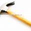 claw hammer with fully polished wooden handle