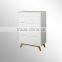 Modern Style White Solid Wood Wardrobe Cabinet Design for European