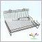 Floor metal stand multilayer wall mounted shelf with drawer