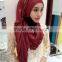 NL176 new style shimmer long muslim scarf