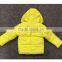 yellow children warm coat 2015 kids winter coats high quality children fancy winter coat