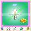 hot sales CE RoHS Dimmable candle C35 LED filament bulb with traditional shape