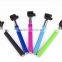 2015 hot new selfie stick with bluetooth shutter button, selfie stick monopod, camera selfie stick,