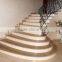 Quality popular hot sale white marble stair step in foshan