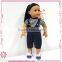 Low Top Sneakers in Navy -for American Girl and other 18" dolls