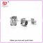 316L Stainless Steel Crystal Studex Earrings 2015 Fashion Silver Jewellery Crystal Earring Studs Wholesale for Ladies