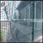 Panrui PVC coated 358 high security fence/PVC coated welded wire mesh panel